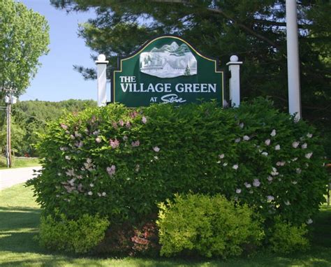 village green at stowe|village green at stowe vt.